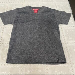 Montage Boys Black  V-neck Short Sleeve T-shirt Size 6